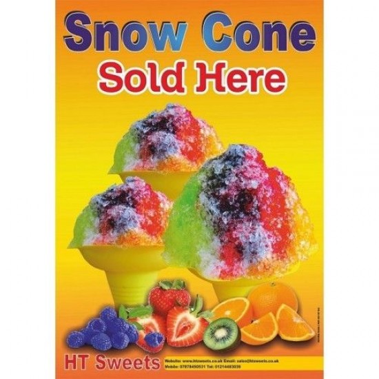 Snow Cone Poster 