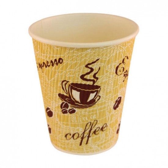 Red Bean Ripple Wall Paper cup 8oz x 500 