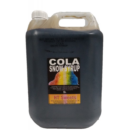 Cola Snow cone syrup 1x5 Litre