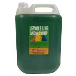 Lemon & Lime Snow cone syrup, 1x5 Litre