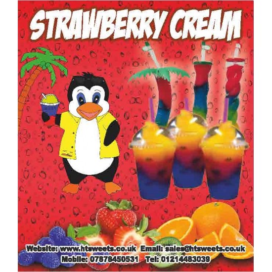 FLAVOUR LABEL FOR FABY SLUSH MACHINE Size: 17X19 cm