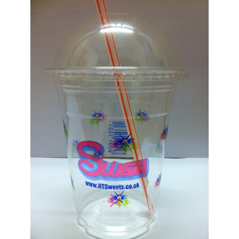 Slush Cups, 7OZ Bedrucktes PET X 1000 (198ml) +1000 Kuppeldeckel