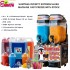 SUMTASA INFINITY Express Slush drinks machine 2x12ltr , with stock (FAST FREEZE)+Table
