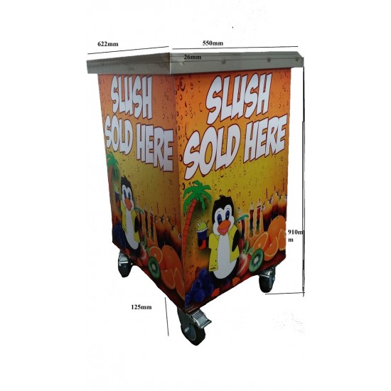 Slush machine stainless steel table   