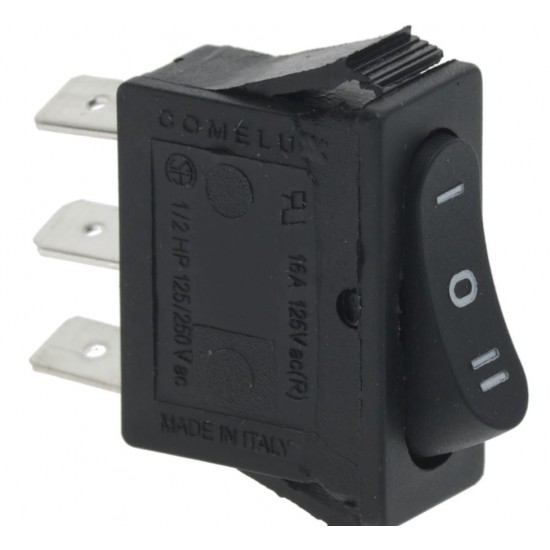 SELECTOR SWITCH STABLE 1-POLE BLACK,1319701