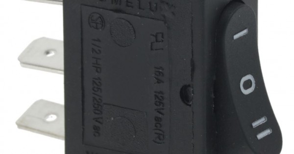 SELECTOR SWITCH STABLE 1-POLE BLACK
