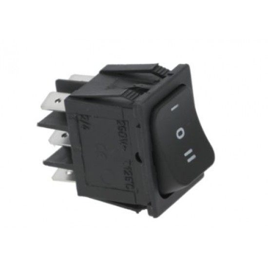 SELECTOR SWITCH STABLE 2-POLES BLACK,1319702