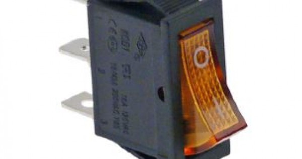 SWITCH 1-POLE ORANGE 16A 250V