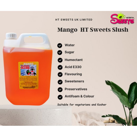 Mango Slush Syrup 1x5 Litre 
