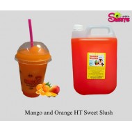 Mango Orange Slush Syrup,  1x5 Litre NO GLYERINE / GLYCEROL Mango Orange Slush Syrup,  1x5 Litre NO GLYERINE / GLYCEROL
