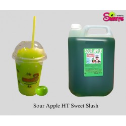 Sour Apple Slush Syrup, 1x5 Litre
