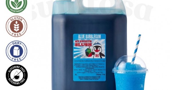 Blue bubblegum Slush Syrup 1x5 Litre