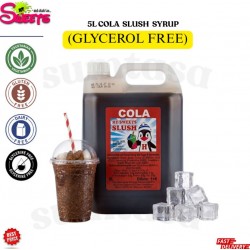 Cola Slush Syrup 1x5 Litre NO GLYERINE / GLYCEROL