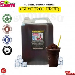 Energy Slush syrup 1x5 Litre ,NO-GLYERINE-GLYCEROL