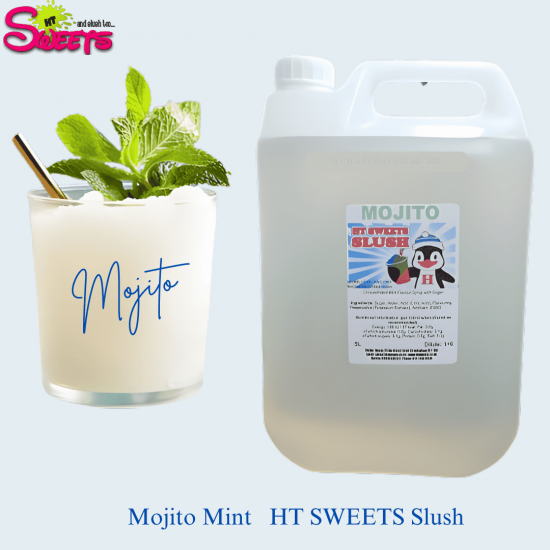 Mojito Mint CLEAR Slush Syrup, 1x5 Litre 