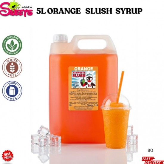 Orange Slush Syrup, 1x5 Litre 