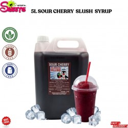 Sour Cherry Slush Syrup, 1x5 Litre 