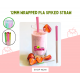 PLA Plastic Biodegradable NEON COLOR STRAIGHT  Individually Wrapped Mixed Straws With a Sharp End 12mm x 240mm
