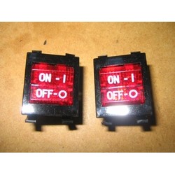 Parts - 512407 240V Switches - PS Poppers RED