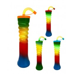 TWIST Slush yard cup 17oz (500ml) HT2 x 155 cups with lid and straw