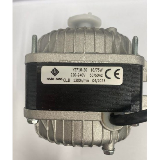 HA&K-FANS ,SHADED POLE MOTOR,SLEEVE BEARING.220-240V,18 WATT