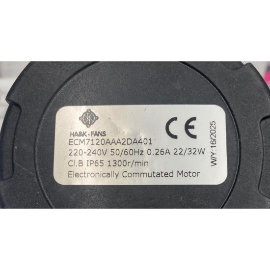 ELECTRONIC MOTOR WEIGUANG ECM 7120 .220-240V,50/60Hz