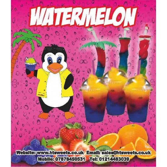 FLAVOUR LABEL FOR FABY SLUSH MACHINE Size: 17X19 cm