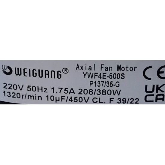 BLOWING AXIAL FAN Ø 500mm 